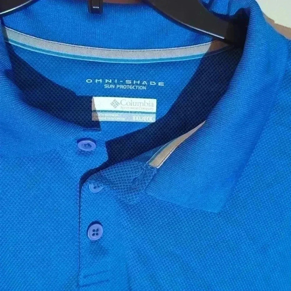 Columbia Omni shade t shirt, XXL, blue - Picture 3 of 5